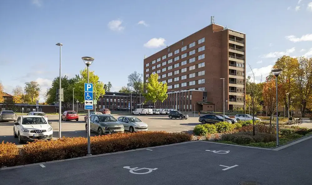 Gamla Sala lasarett på Lasarettgatan 1 i Sala